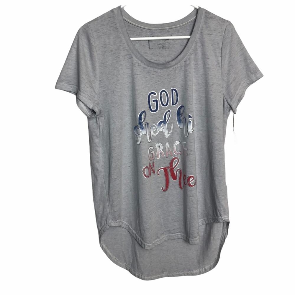 Signature Studio Womens Graphic Tee   Sz L